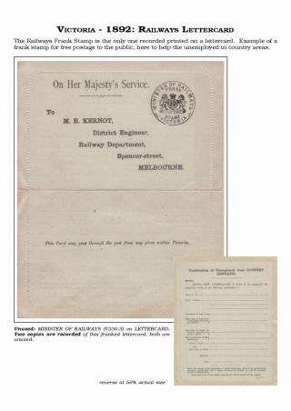 AUSTRALISCHE BERECHTIGTE POST 1830-1920 – Blatt 78