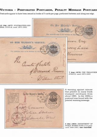 AUSTRALISCHE BERECHTIGTE POST 1830-1920 – Blatt 80