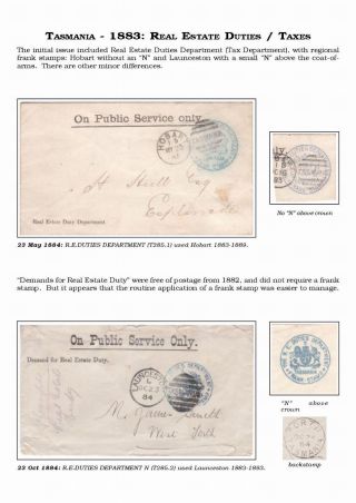 AUSTRALISCHE BERECHTIGTE POST 1830-1920 – Blatt 82