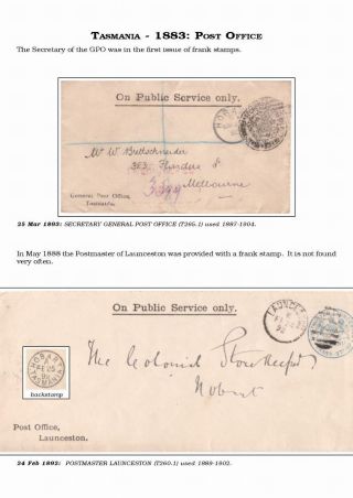AUSTRALISCHE BERECHTIGTE POST 1830-1920 – Blatt 84