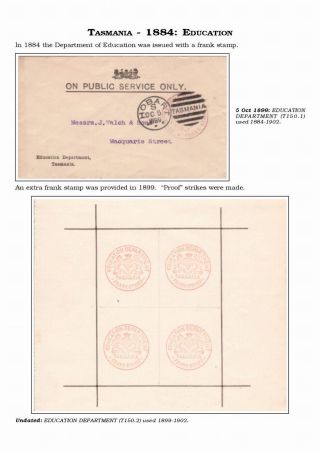 AUSTRALISCHE BERECHTIGTE POST 1830-1920 – Blatt 86