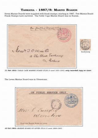 AUSTRALISCHE BERECHTIGTE POST 1830-1920 – Blatt 89