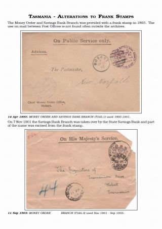 AUSTRALISCHE BERECHTIGTE POST 1830-1920 – Blatt 92