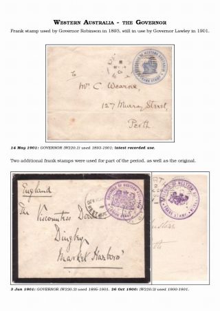 AUSTRALISCHE BERECHTIGTE POST 1830-1920 – Blatt 98