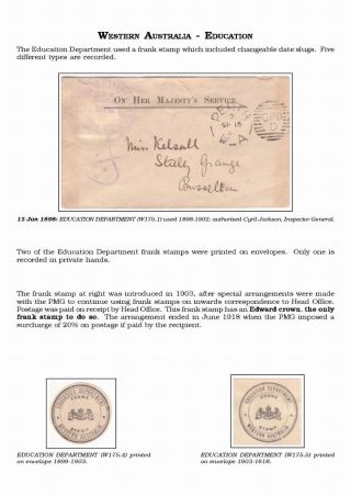 AUSTRALISCHE BERECHTIGTE POST 1830-1920 – Blatt 102