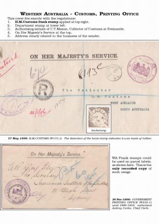 AUSTRALISCHE BERECHTIGTE POST 1830-1920 – Blatt 103