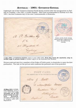 AUSTRALISCHE BERECHTIGTE POST 1830-1920 – Blatt 114