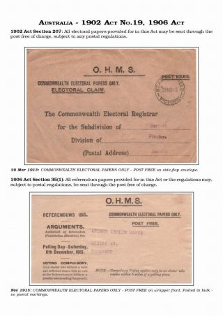 AUSTRALISCHE BERECHTIGTE POST 1830-1920 – Blatt 123