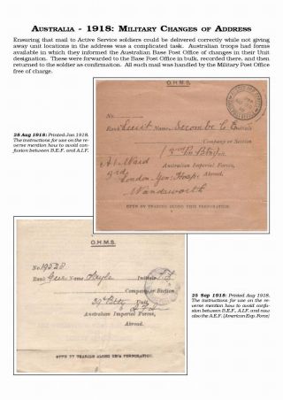 AUSTRALISCHE BERECHTIGTE POST 1830-1920 – Blatt 127