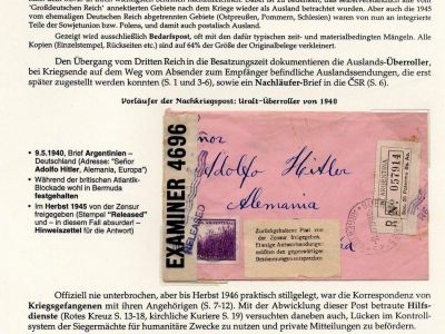 OBNOVOVÁNÍ ZAHRANIČNÍ KORESPONDENCE V NĚMECKU 1945-1949