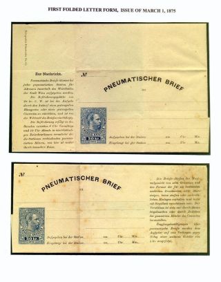 ROHRPOST IN WIEN, PRAG UND KARLSBAD (1875-1944) – Blatt 2