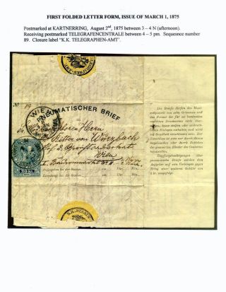 ROHRPOST IN WIEN, PRAG UND KARLSBAD (1875-1944) – Blatt 3