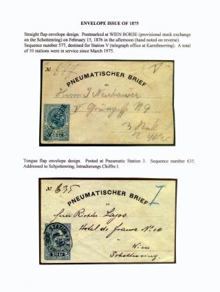 ROHRPOST IN WIEN, PRAG UND KARLSBAD (1875-1944) – Blatt 8