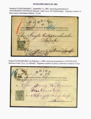 ROHRPOST IN WIEN, PRAG UND KARLSBAD (1875-1944) – Blatt 12