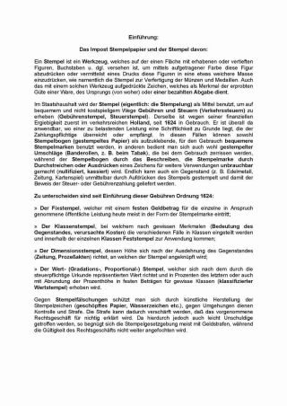 THE IMPOST STAMP OF THE OLD GERMAN STATES: WUERTTEMBERG, BADEN, OLDENBURG AND SCHLESWIG-HOLSTEIN – sheet 2