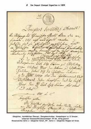 THE IMPOST STAMP OF THE OLD GERMAN STATES: WUERTTEMBERG, BADEN, OLDENBURG AND SCHLESWIG-HOLSTEIN – sheet 11
