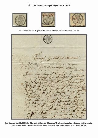 THE IMPOST STAMP OF THE OLD GERMAN STATES: WUERTTEMBERG, BADEN, OLDENBURG AND SCHLESWIG-HOLSTEIN – sheet 14