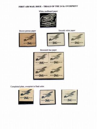 CZECHOSLOVAK AIR MAIL (1921-1950) – sheet 3