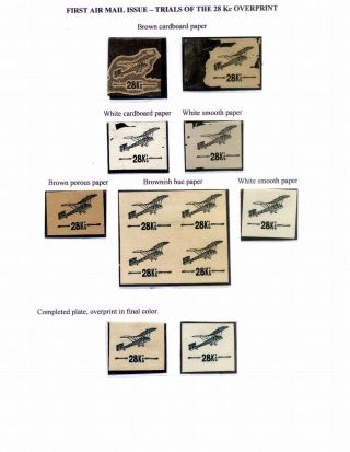 CZECHOSLOVAK AIR MAIL (1921-1950) – sheet 4