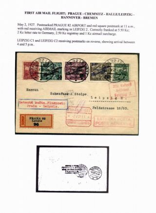 CZECHOSLOVAK AIR MAIL (1921-1950) – sheet 35