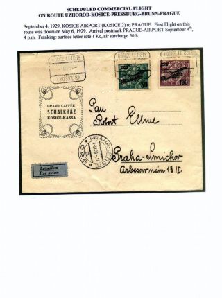 CZECHOSLOVAK AIR MAIL (1921-1950) – sheet 47