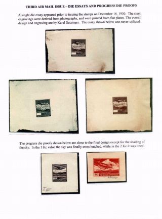 CZECHOSLOVAK AIR MAIL (1921-1950) – sheet 54