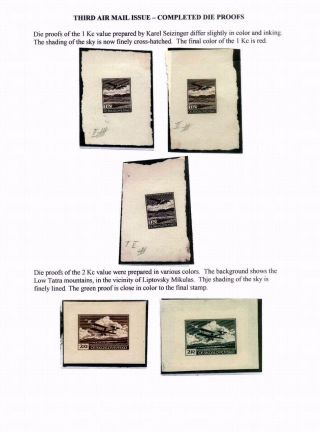 CZECHOSLOVAK AIR MAIL (1921-1950) – sheet 55