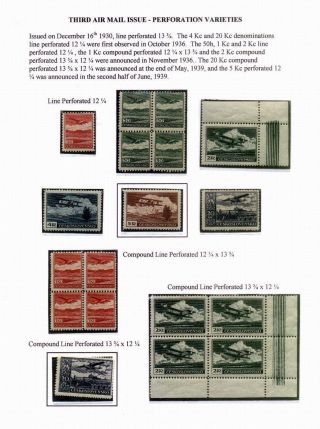 CZECHOSLOVAK AIR MAIL (1921-1950) – sheet 56