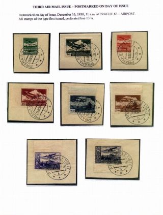 CZECHOSLOVAK AIR MAIL (1921-1950) – sheet 60