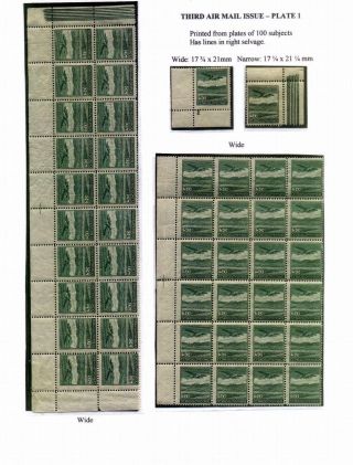 CZECHOSLOVAK AIR MAIL (1921-1950) – sheet 61