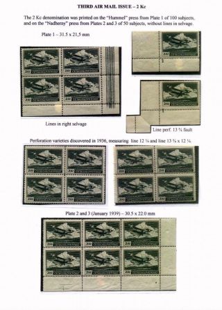 CZECHOSLOVAK AIR MAIL (1921-1950) – sheet 64