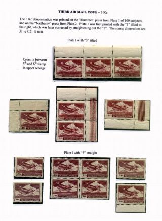CZECHOSLOVAK AIR MAIL (1921-1950) – sheet 65