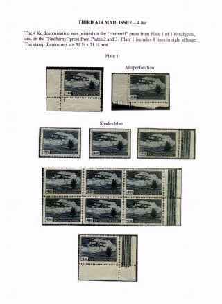 CZECHOSLOVAK AIR MAIL (1921-1950) – sheet 67