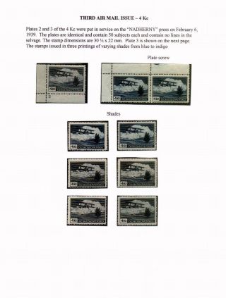 CZECHOSLOVAK AIR MAIL (1921-1950) – sheet 68