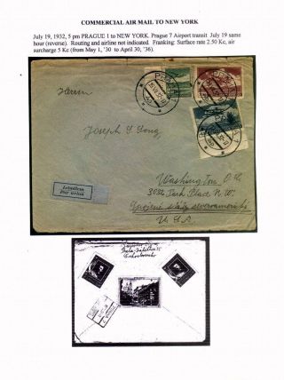 CZECHOSLOVAK AIR MAIL (1921-1950) – sheet 97