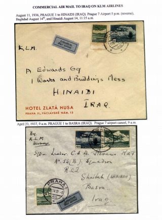 CZECHOSLOVAK AIR MAIL (1921-1950) – sheet 107