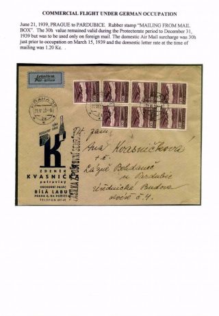 CZECHOSLOVAK AIR MAIL (1921-1950) – sheet 121