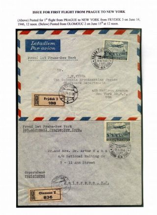 CZECHOSLOVAK AIR MAIL (1921-1950) – sheet 128