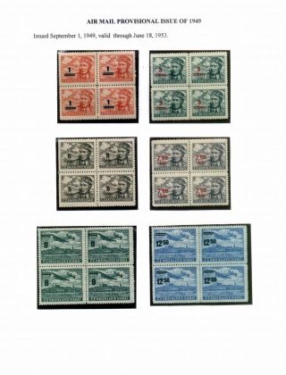 CZECHOSLOVAK AIR MAIL (1921-1950) – sheet 136