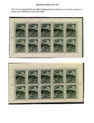 CZECHOSLOVAK AIR MAIL (1921-1950) – sheet 140