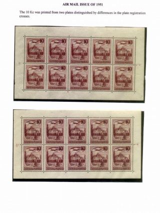 CZECHOSLOVAK AIR MAIL (1921-1950) – sheet 141