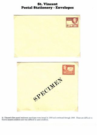 ST. VINCENT - EINE PHILATELISTISCHE SAMPLER – Blatt 9