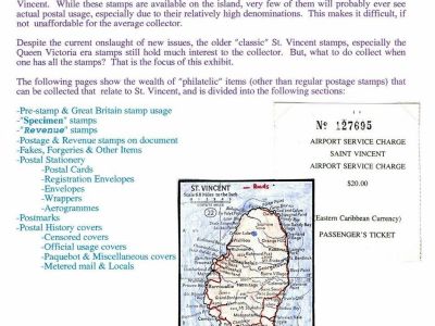 ST. VINCENT - A PHILATELIC SAMPLER