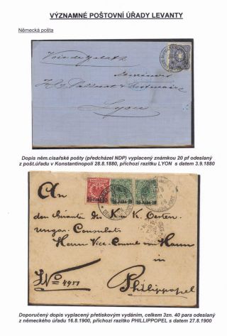SIGNIFICANT POST OFFICES OF LEVANT – sheet 38