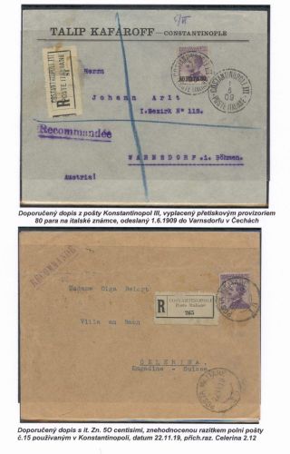SIGNIFICANT POST OFFICES OF LEVANT – sheet 41