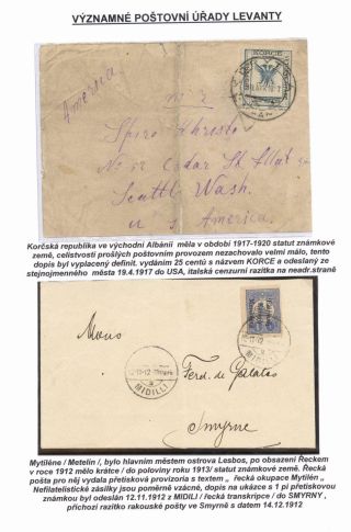 BEDEUTENDEN POSTÄMTERN IN LEVANTE – Blatt 80