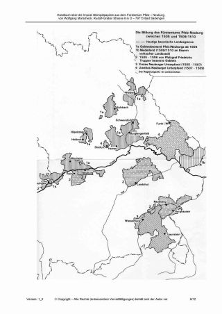 HANDBOOK ON THE IMPOST STAMP PAPERS FROM THE PRINCIPALITY OF PFALZ-NEUGURG AND SULZBACH – sheet 6