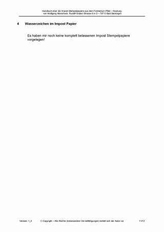 HANDBOOK ON THE IMPOST STAMP PAPERS FROM THE PRINCIPALITY OF PFALZ-NEUGURG AND SULZBACH – sheet 11