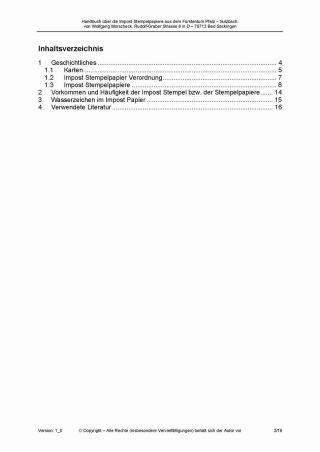 HANDBOOK ON THE IMPOST STAMP PAPERS FROM THE PRINCIPALITY OF PFALZ-NEUGURG AND SULZBACH – sheet 15