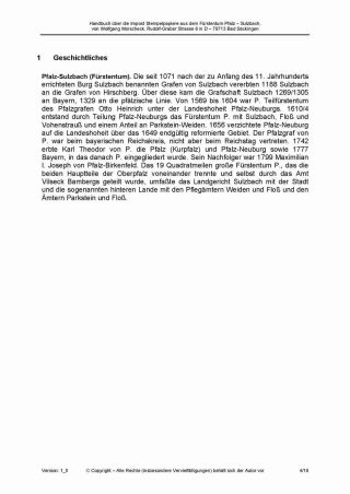 HANDBOOK ON THE IMPOST STAMP PAPERS FROM THE PRINCIPALITY OF PFALZ-NEUGURG AND SULZBACH – sheet 16